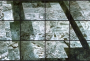 Alain Josseau, War Map 1, 2015, encre aquerelle sur papier, 210 x 340 cm